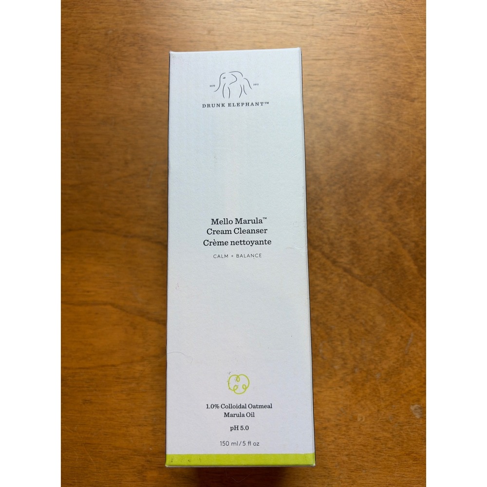 Drunk Elephant Mello Marula Cream Cleanser 5oz 150ml Colloidal Oatmeal Marula‎